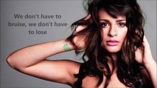 Lea Michele - Truce with lyrics