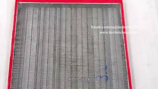 Polyurethane Edge Stainless Steel Screen Mesh OEM Manufacturer