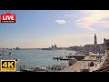 🔴 4K Live Webcam Venice - St. Mark&#39;s Basin in Live Streaming from Tribute to Music Venice