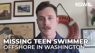 2 adults rescued, teen missing after swimming offshore in Washington