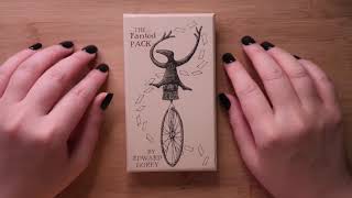 ASMR Reading Edward Gorey’s Tarot Deck (ear to ear whispers)