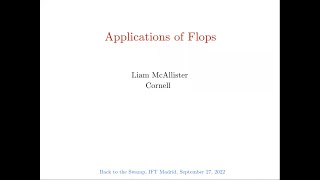 Applications of flops