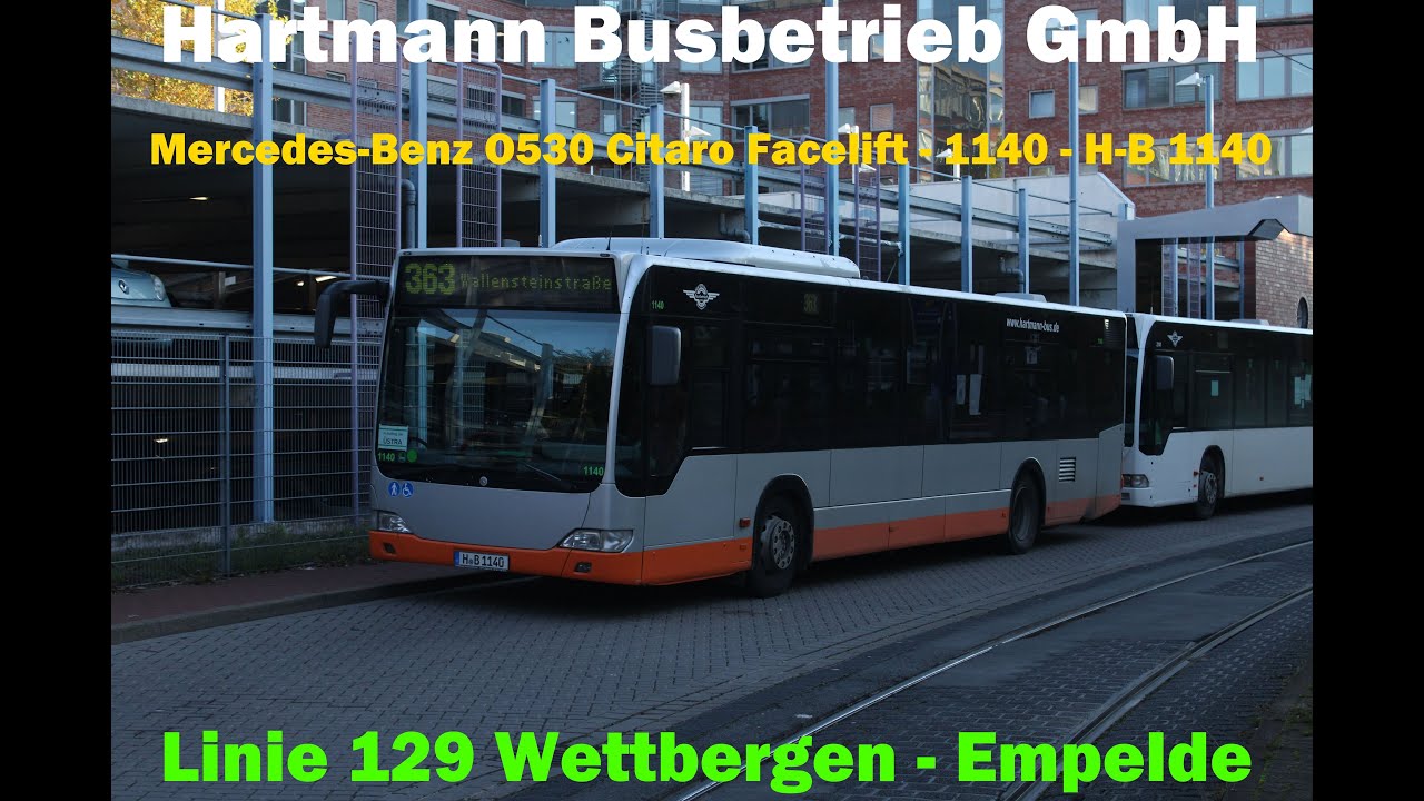 Soundaufnahme: Hartmann-Wagen 1140 [Mercedes-Benz O530 Citaro Facelift] [2007] [Voith]