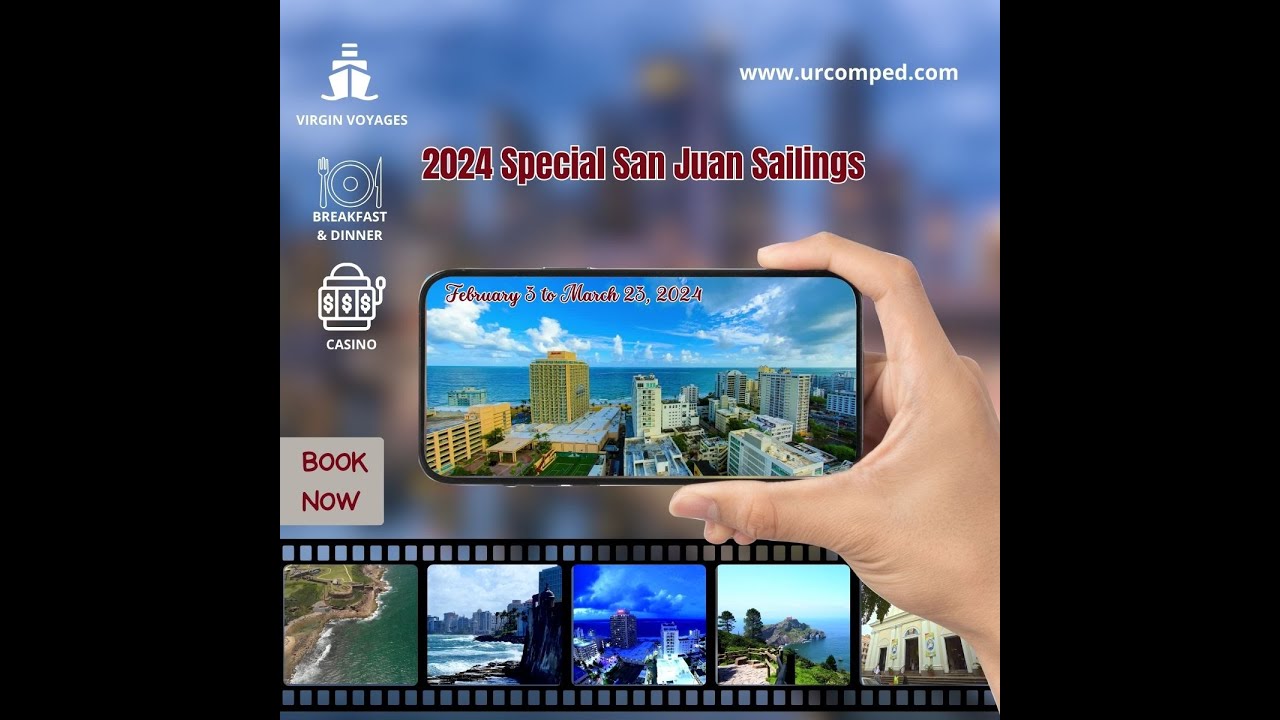 2024 Special San Juan COMPED Cruise Sailings!