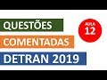 SIMULADO DETRAN QUESTÕES 2019 - AULA 12 #SimuladoLegTransito #Detran2019