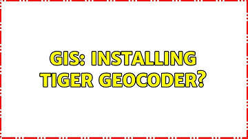 GIS: Installing TIGER geocoder? (3 Solutions!!)
