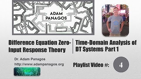 Difference Equation Zero-Input Response Theory