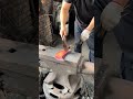 🔥 Forging a Hatchet from Scratch – Pure Steel Power! ⚒️ #shorts