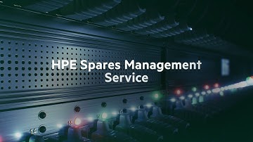 Take control of your datacenter with HPE Spares Management Service