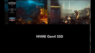 Cyberpunk 2077 vs Witcher 3 Load Times Comparison (Gen4 SSD)