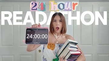 Reading for 24 HOURS STRAIGHT.📖⏰🥤💤