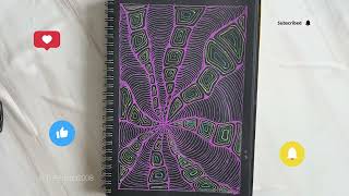 🎨 Easy Zentangle Art | Relaxing Abstract Patterns 🌀