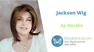 Jackson Wig By Noriko Synthetic Mid Length Style Colour Shown Auburn Sugar Rooted