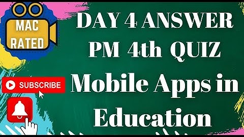 INSET 2021 DAY 4 Answer Mobile Apps in Education
