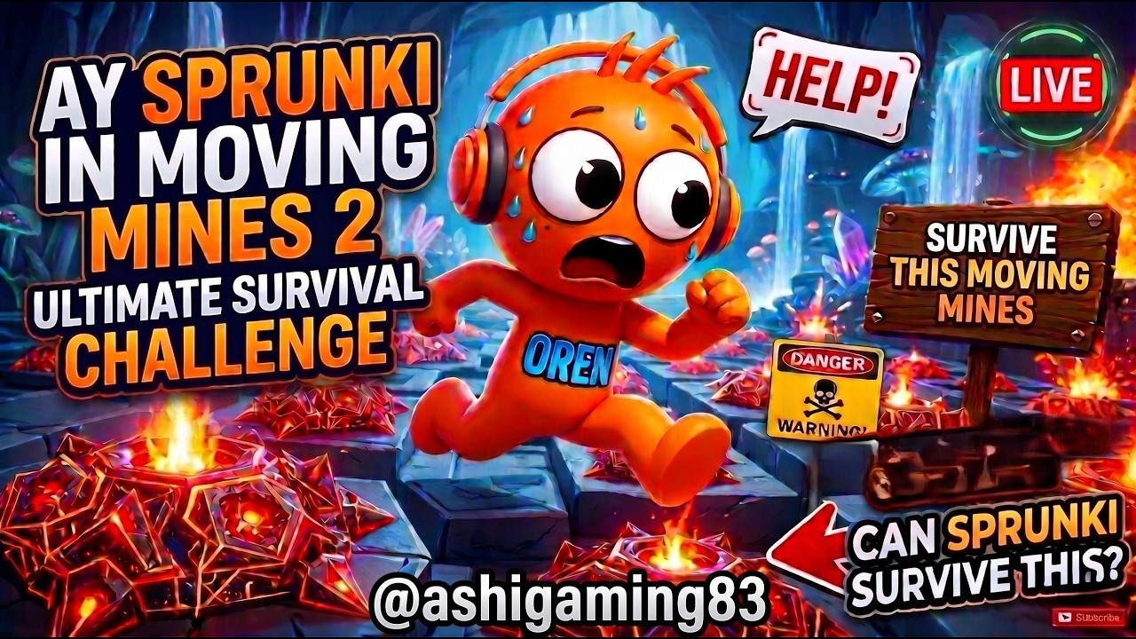 AY RUNNING in Mine 2 BUT With Sprunki | Sprunki /Incredibox Live Gameplay 💥🏃‍♂️