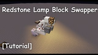Redstone Lamp Block Swapper [Tutorial]