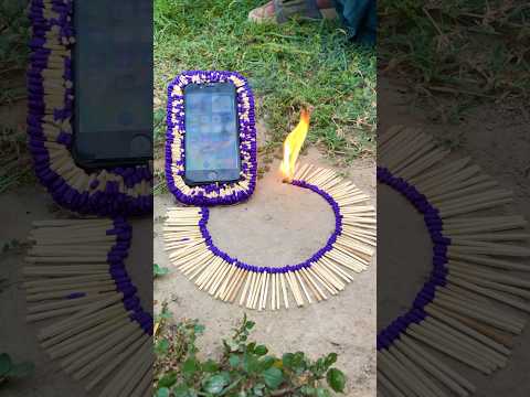 iPhone vs Fire #experiment #iphone #shorts thumbnail