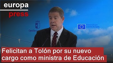 Page felicita a Tolón por su nombramiento como ministra de Educación
