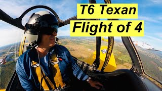 Virginia Aviation: T6 Formation Flying