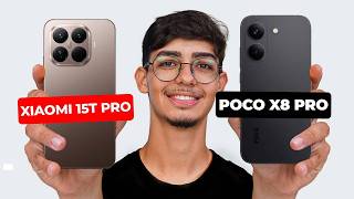 POCO X8 PRO vs XIAOMI 15T PRO Qual é o melhor para comprar em 2026? comparativo
