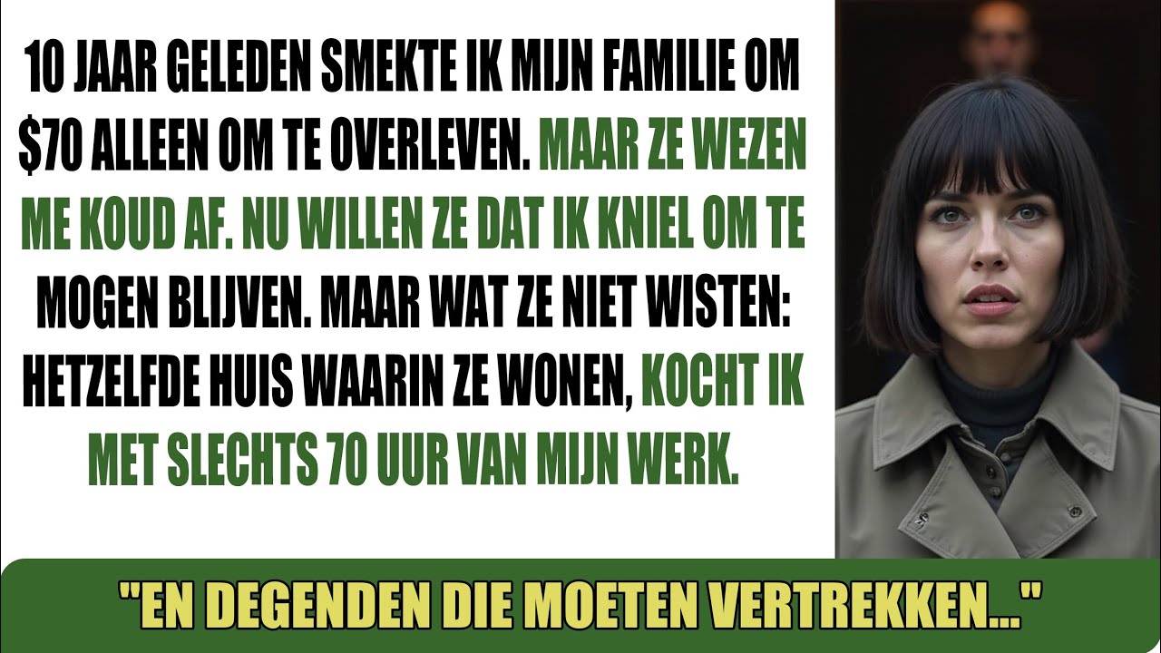 Bij familiediner zeiden ouders: 'Kniel of ga weg.' Mijn zus grijnsde naast hen, dus ik...
