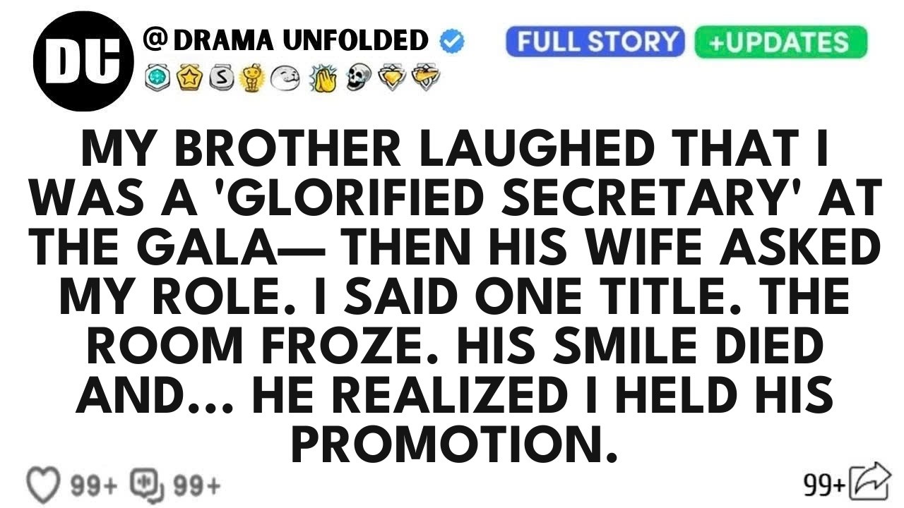 The night my brother tried to humiliate me in front of 500 of the city’s most powerful people, he had no idea he was begging the wrong man for a drink. “Grab me a scotch, you glorified secretary,”...