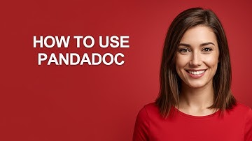 How to Use Pandadoc - AshleyHowTo