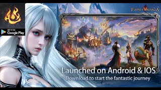 Flame Of Valhalla (MMORPG)  Mobile Android Gameplay