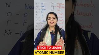 Trick to learn ATOMIC NUMBER #trick #science #class9