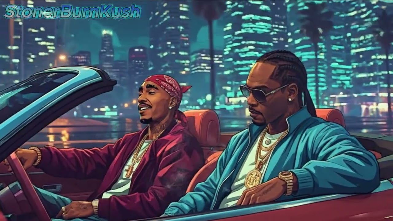 OG CHILL RAP - Midnight On The Road Chill Music Playlist | West Coast 420 Music • Bluesy Hip Hop