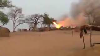 قصف الميليشيات الاثيوبية من قبل الجيش السوداني