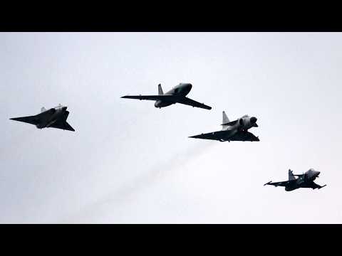 4Kᵁᴴᴰ SAAB AIR POWER J 32B Lansen, SK 35C Draken, AJS 37 Viggen, JAS 39C Gripen Swedish Air Force