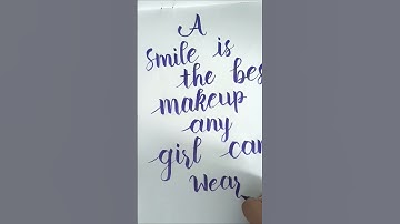 Easy Calligraphy for Beginners step by step #shorts #shortsfeed #trending