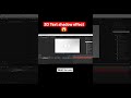 Beginners must watch this 😱 | After Effects #aftereffects #textanimation
