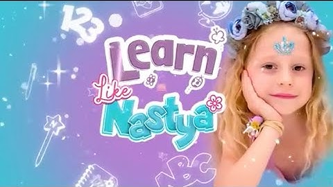 Nastya flies on a trip to learn about Russia -  Englisch