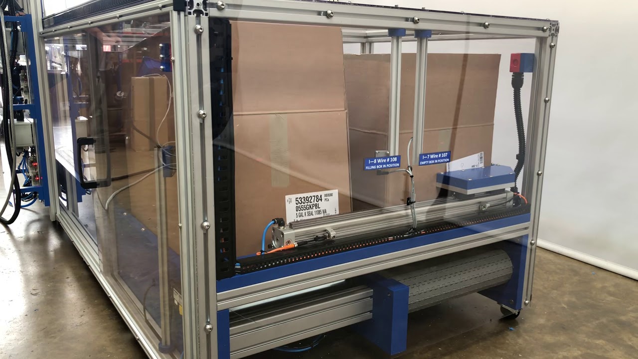 ST Machinery - Box Accumulator - YouTube