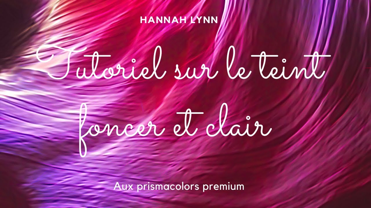 Tuto teinte de peau au prisma et yeux.