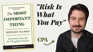 The Most Important Thing (By Howard Marks)