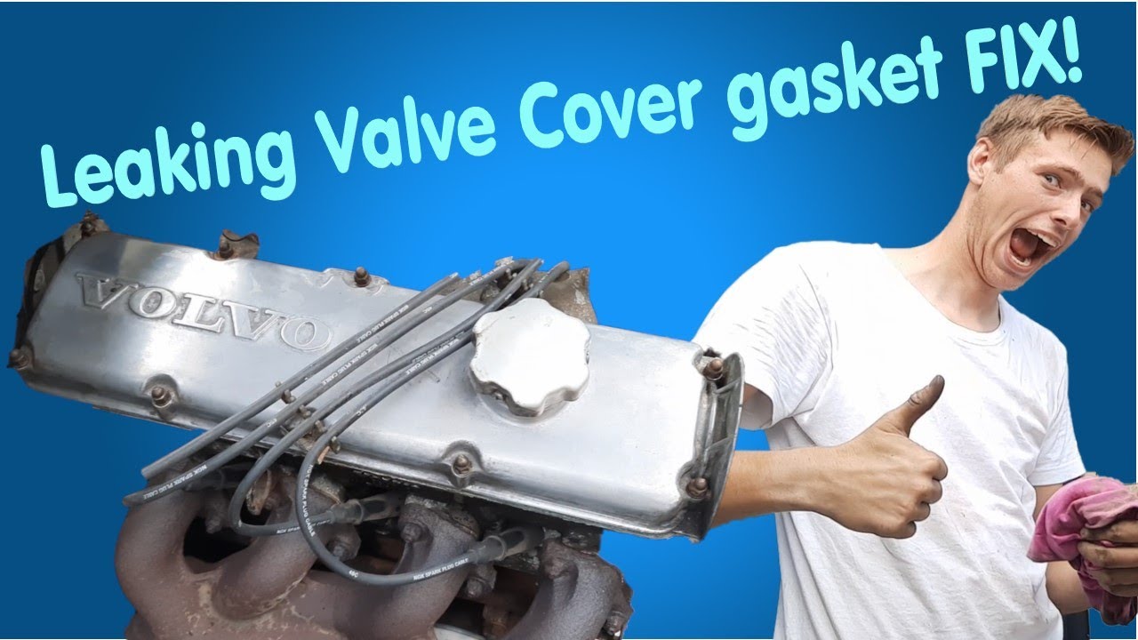 Leaking Valve Cover Gasket FIX! How To! Volvo 240 YouTube
