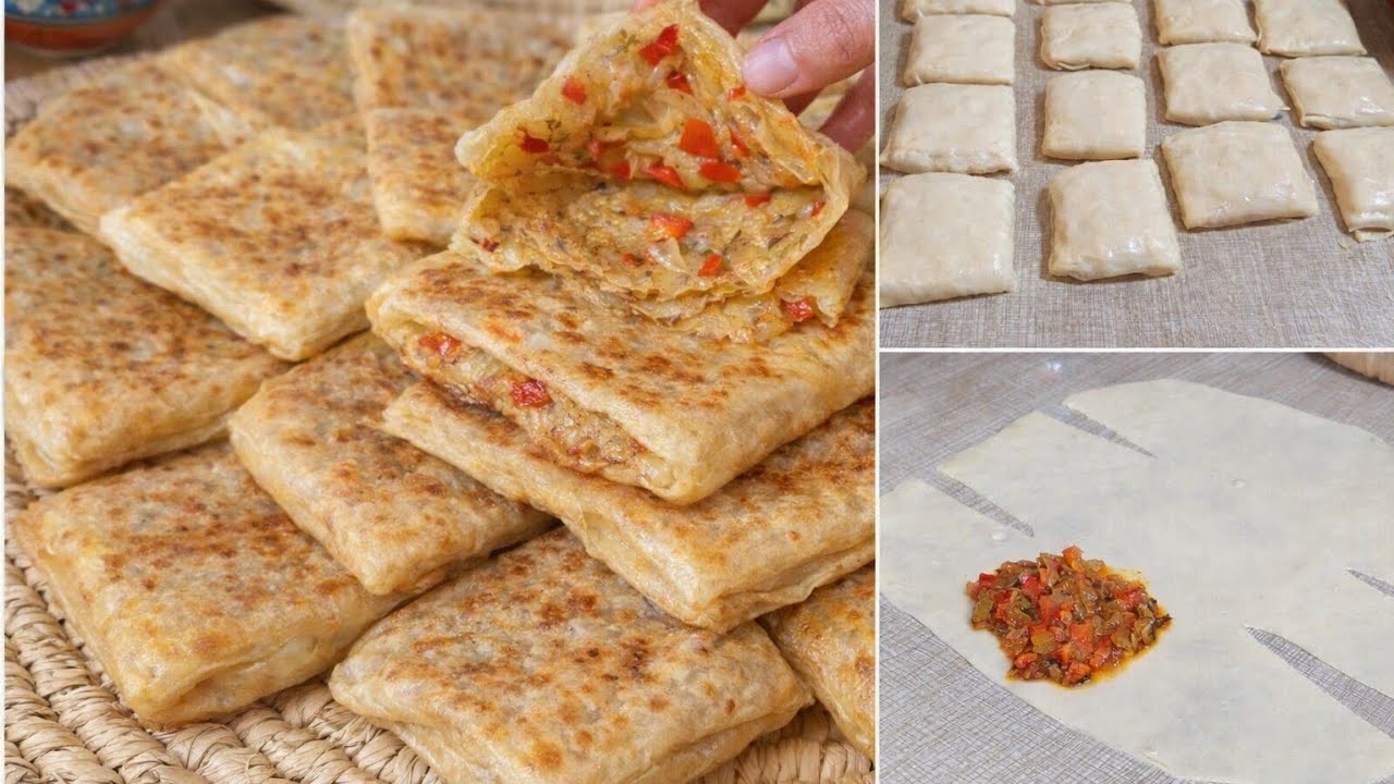 👉 سرّ مسمن الشحمة بنكهة زمان ✔️ لذيذ ومقرمش | الطريقة الصحيحة للطوي بلا ما تخرج الحشوة نهائياً