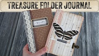 How to make Treasure Folder Journals