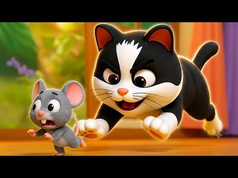 Meow Meow Billi Kerti Meow | म्याऊँ म्याऊँ बिल्ली करती म्याऊँ | Hindi Rhyme | Nursery Rhyme for Kids