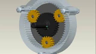 YouTube  Planetary Gear Set Animation stilstaand ringwiel 2