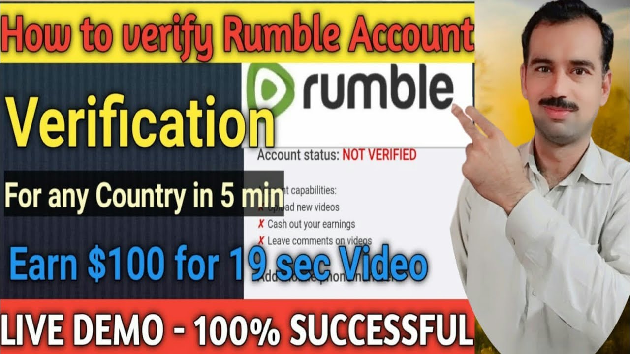 How To Create Rumble Account|Rumble pay Account Kasie banaye|Make Money ...