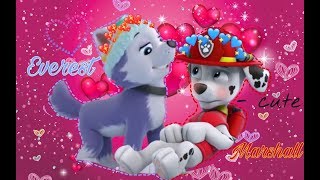 картинка: ❤Маршалл и Эверест💙~ для Белогородский Даня/🐾Marshall x Everest🐾~ for Белогородский Даня.