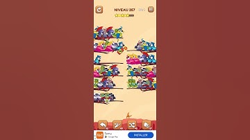 bird sort 2 color puzzle solution niveau 357 #games #gaming #puzzle #puzzlegame #androidgames