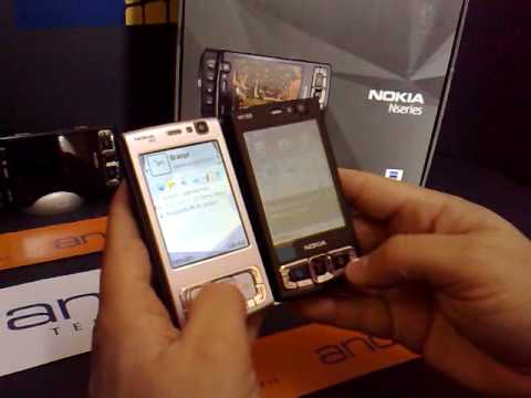 Nokia N95 8GB vs Nokia N95. Demostracion a cargo de Andotel.com