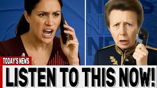 Princess Anne Leaks SHOCKING Audio: Meghan’s Threat to the Queen EXPOSED! Net Worth