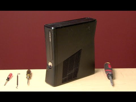 How to take apart and open Xbox 360 Slim - YouTube
