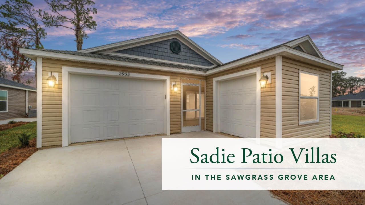 Introducing Sadie Patio Villas in The Villages, FL YouTube